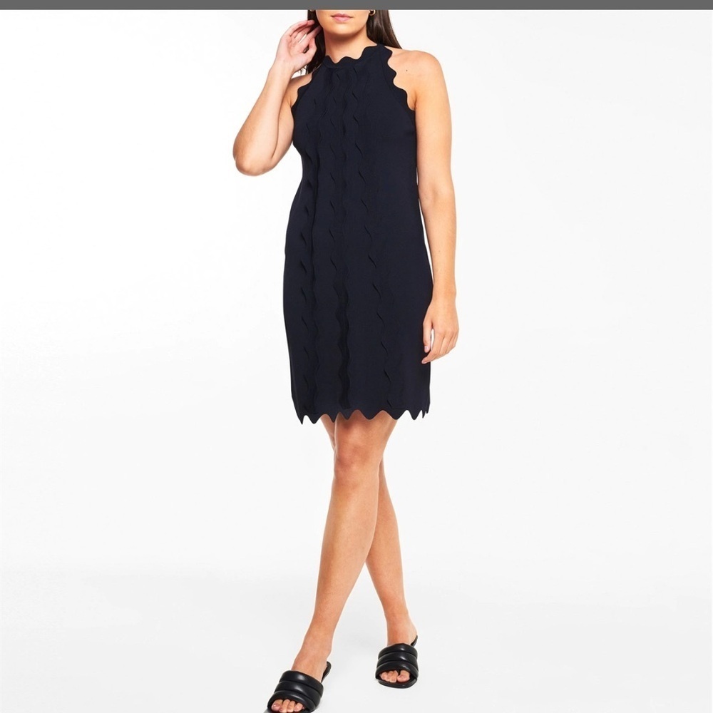 Ted Baker Rianri knit dress in navy blue size 3